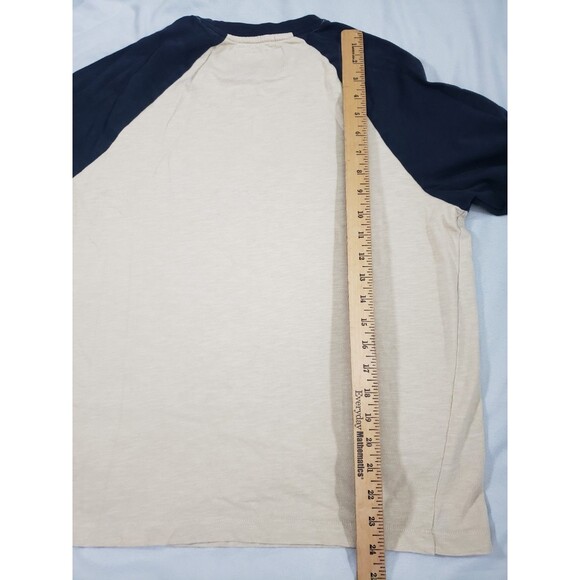 The Stronghold Tiger Mens Medium Shirt Colorblock Raglan Long Sleeve Venice CA - Picture 7 of 9